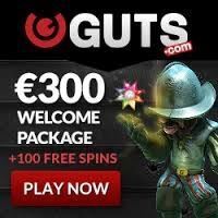 An image of the Guts Casino Match Offer