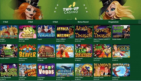 TwoUp Casino casino games