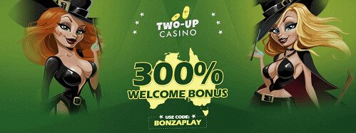 TwoUp casino welcome bonus