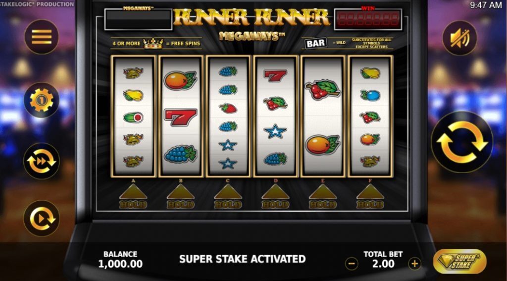 Runner Runner Megaways by Stakelogic - reels