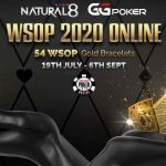 WSOP 2020 Online Kicks Off on Natural8 with 54 Bracelets