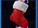 take santa's shop red stocking