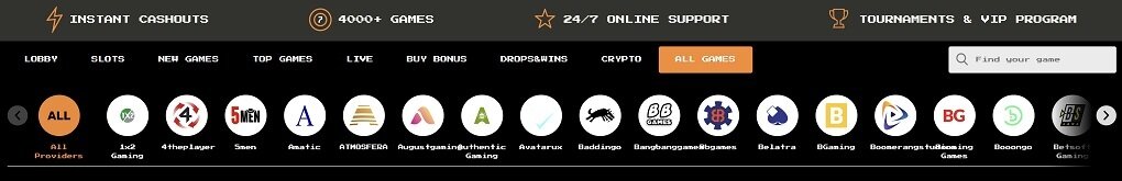 Bitkingz online casino games