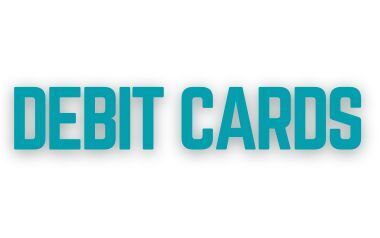 Debit cards Banner with shadow