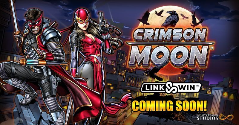 Win up to 12,650x your bet with the new Crimson Moon pokie.