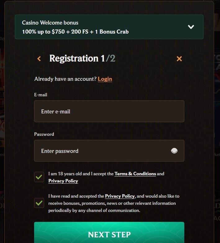 crownplay casino registration