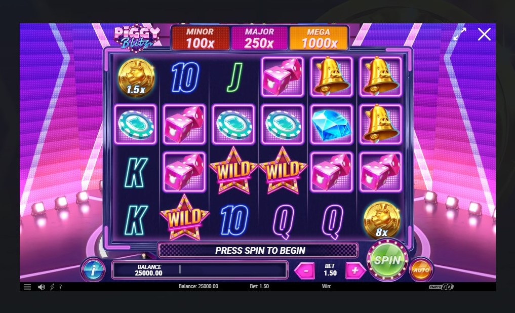 play 'n go piggy blitz pokie grid