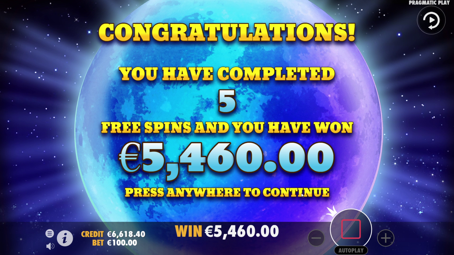 Wolf Gold Free Spins Win