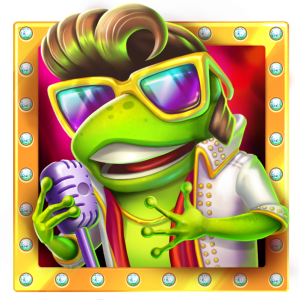 Elvis frog in Vegas - Elvis Frog symbol