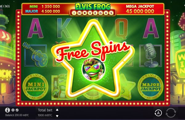 Elvis Frog in Vegas - Free Spins