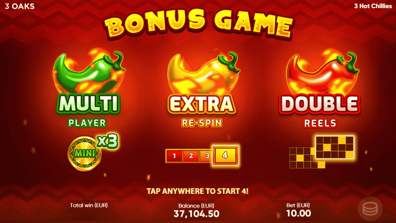 3 Hot Chillies - bonus games