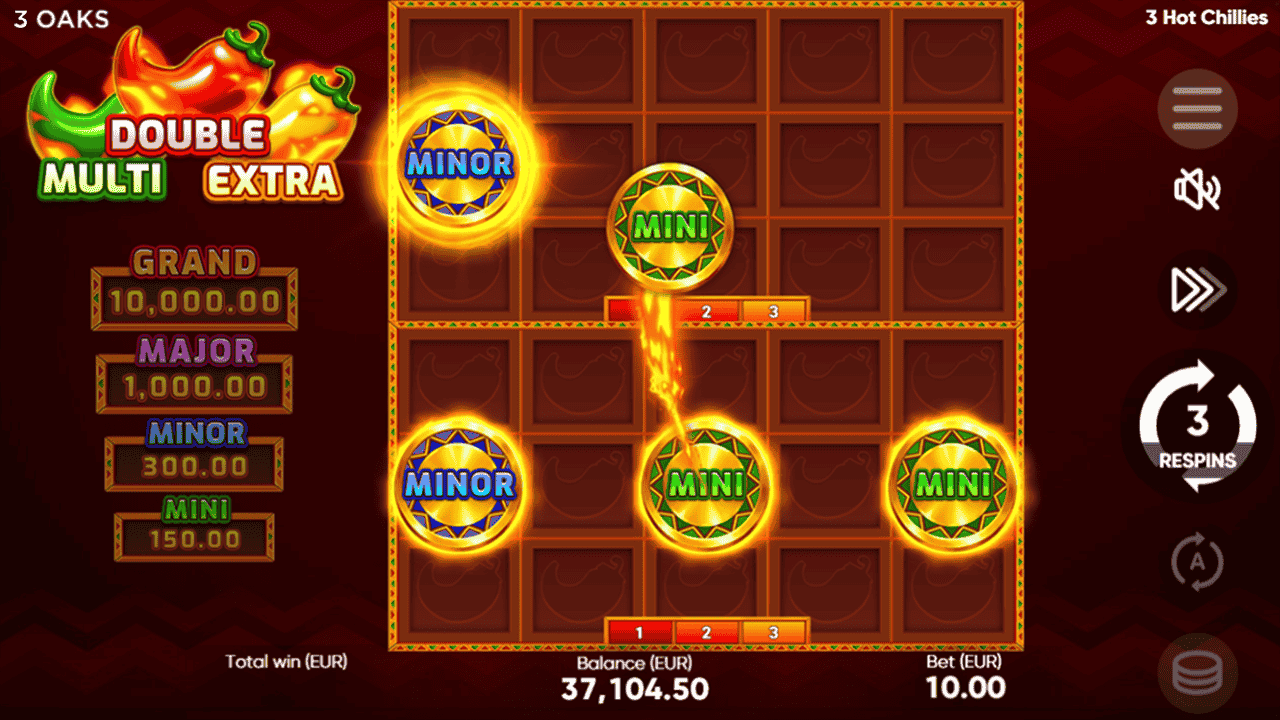 3 Hot Chillies - jackpot game