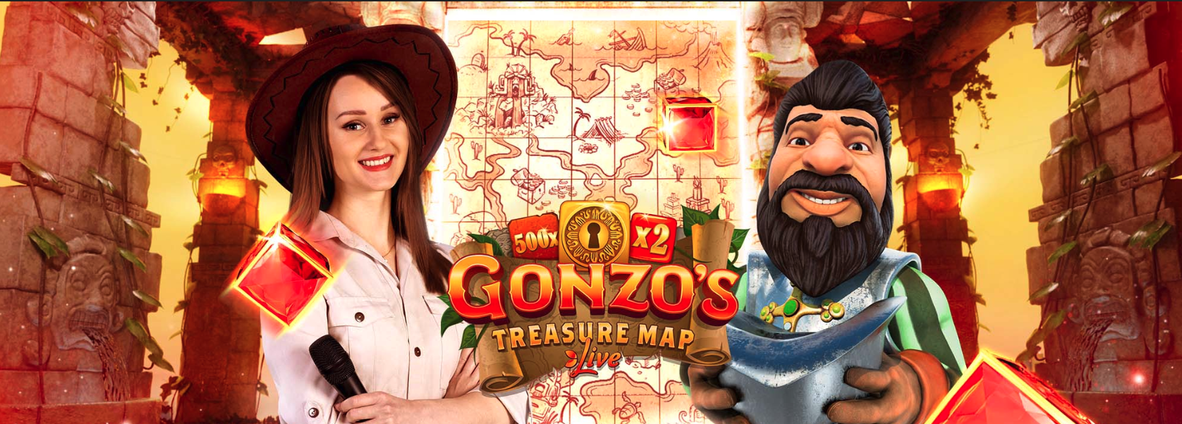 Gonzo's Treasure Map Live