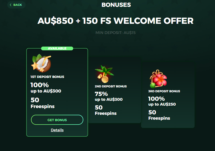 AllstarCasino Welcome Bonus