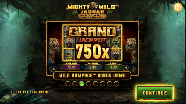 Mighty Wild jaguar grand jackpot